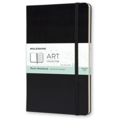 Блокнот Moleskine ART MUSIC ARTQP081 192 л черный