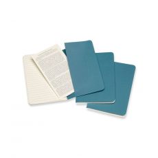 Блокнот Moleskine Cahier Journal, 64стр 32 л в линейку твердая обложка ch011b44 голубой