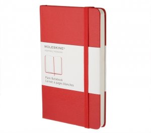 Блокнот Moleskine Classic Red Large Plain Notebook