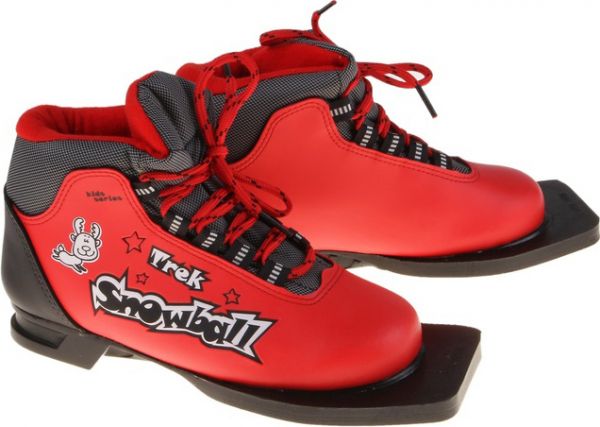 Ботинки для беговых лыж TREK Snowball ИК Red black 31