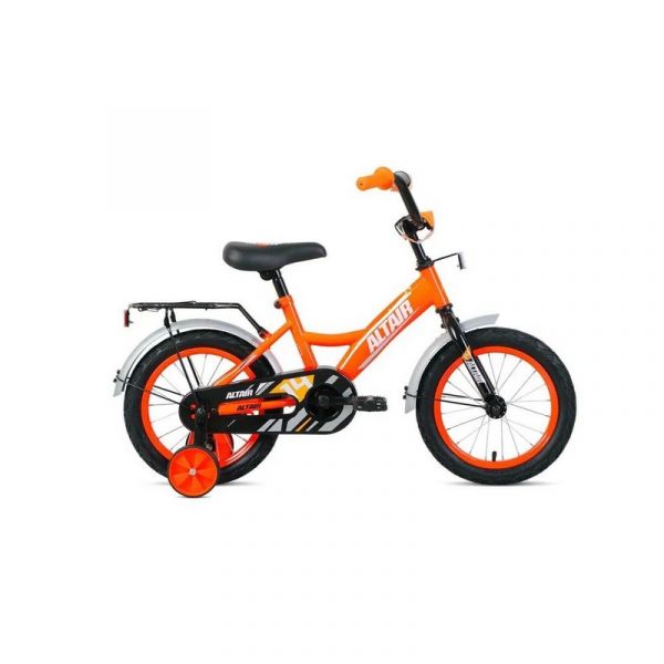 Детский велосипед Altair Kids 14'' Ярко-Оранжевый/Белый 2022