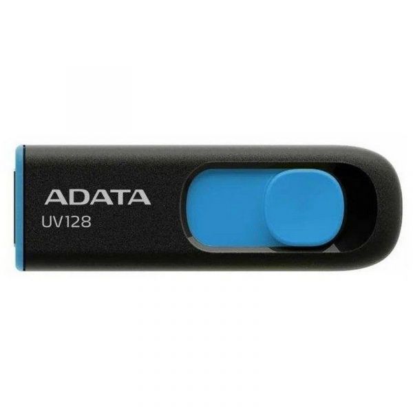 Флешка ADATA DashDrive UV128 32Гб USB3.0 32Гб черный/синий