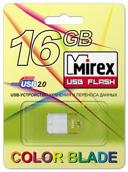 Флешка Mirex Arton 16Gb Green