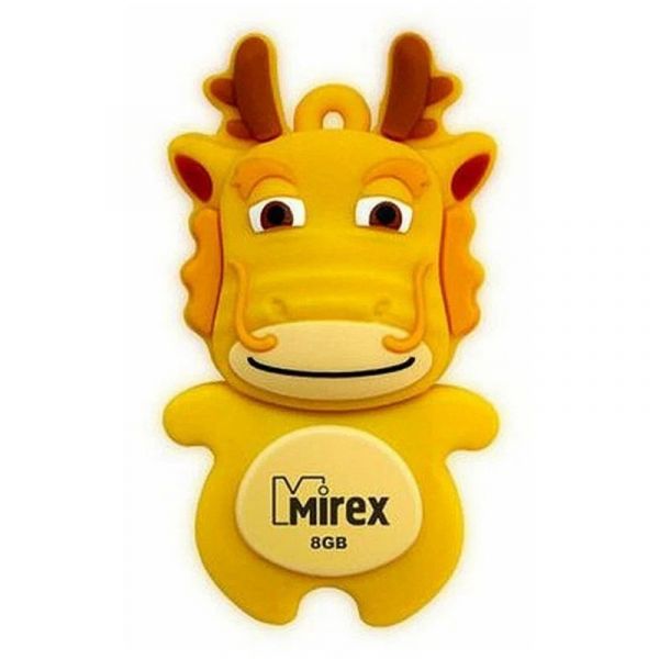 Флешка Mirex Dragon USB 2.0 8Гб желтый