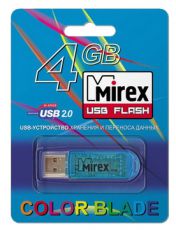 Флешка Mirex Elf 4Gb Blue 4Гб синий