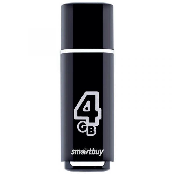 Флешка SmartBuy Glossy USB 2.0 4Гб оранжевый