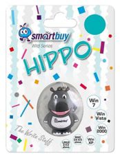 Флешка SmartBuy Wild Series Hippo 8Гб серый