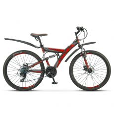 Горный велосипед Stels Focus MD 26 V010 LU088523 черный/красный 2019