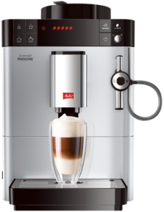 Кофемашина Melitta Caffeo Passione серебристый 1450Вт