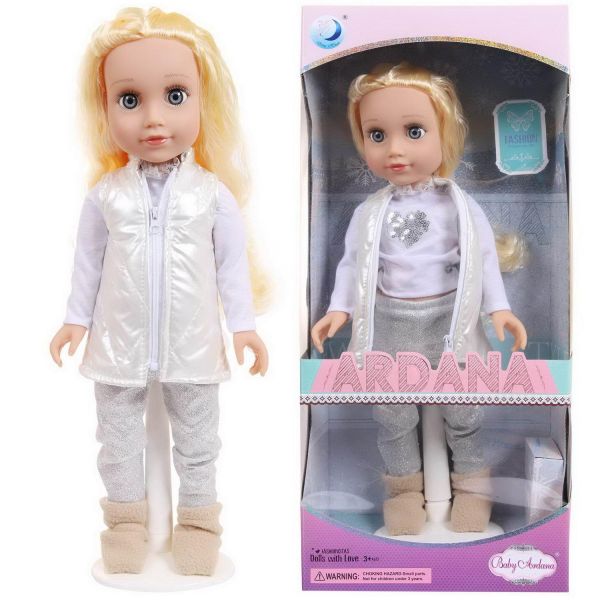 Кукла Junfa toys Ardana Baby WJ-21809 с аксессуарами 45 см