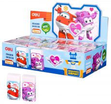 Ластик Deli EH02000 Super Wings белый