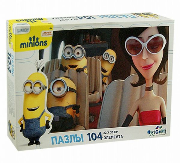 Пазл Origami 104 Minions 01696