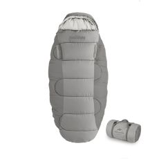 Спальный мешок Naturehike Oval PS200 220х95 см, серый NH20MSD03-PS200G левая