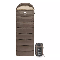 Спальный мешок Naturehike U150 NH20MSD07-G150-L (190+30)х75 см, коричневый